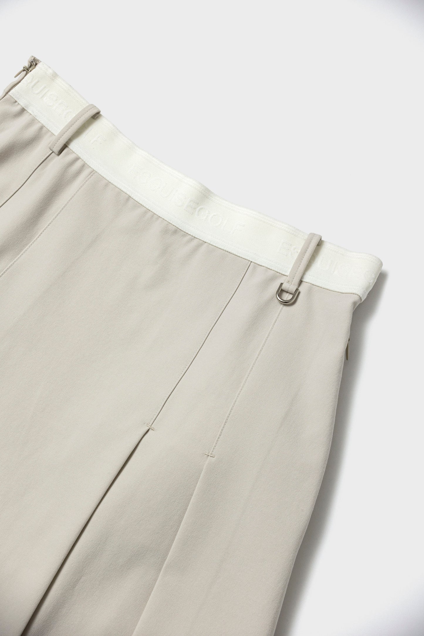 SILK TOUCH PLEATED SKIRT - Light Beige