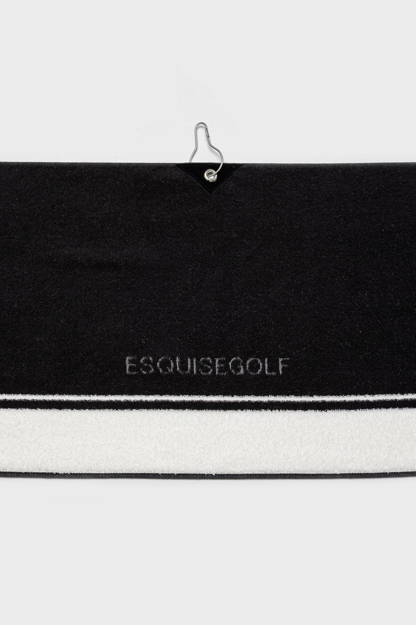 BICOLOR TOWEL - Black x White