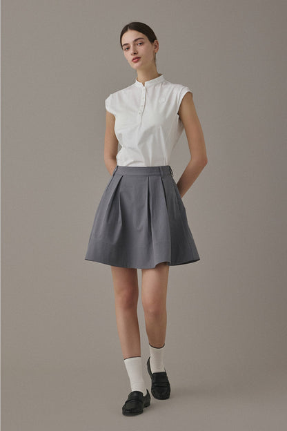 AIRY SLEEVELESS TOP - White