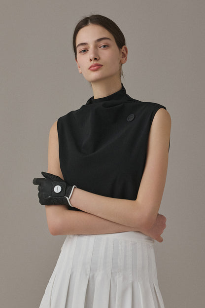 SOFT WAVE TOP - Black