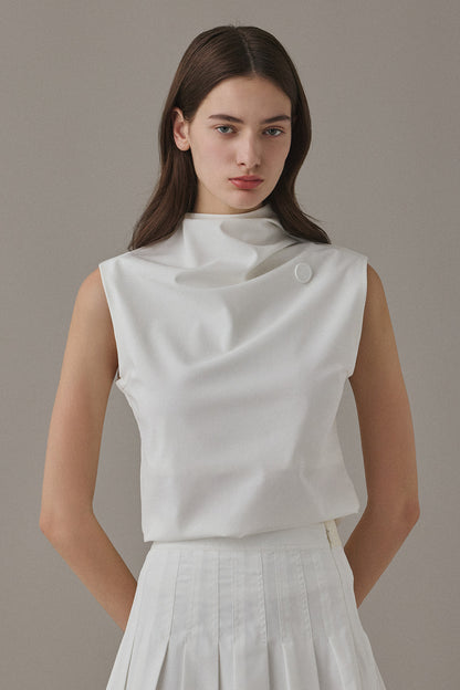 SOFT WAVE TOP - White