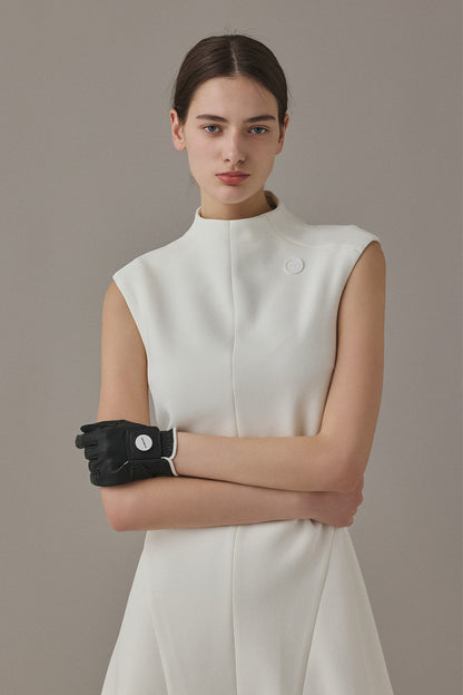FLOATING MINI DRESS - White