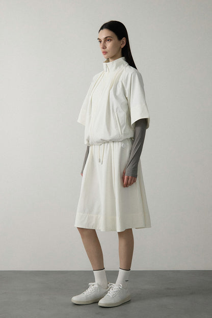 ALTER MIDI SKIRT - White