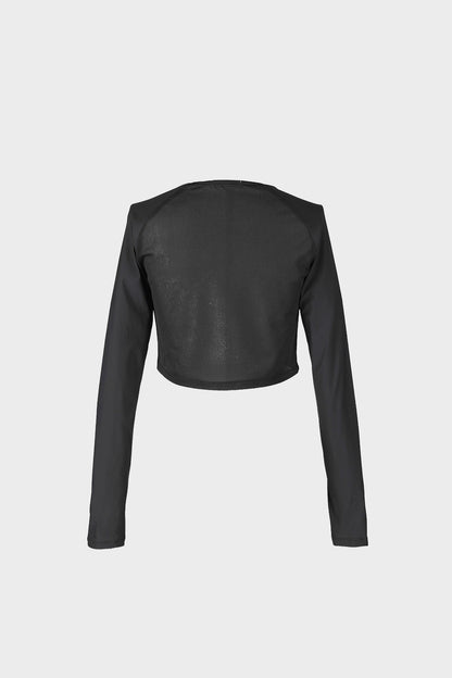 UV-CUT SHEER INNER - Black