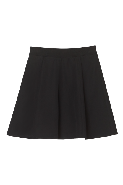 MINIMAL FLARE SKIRT - Black