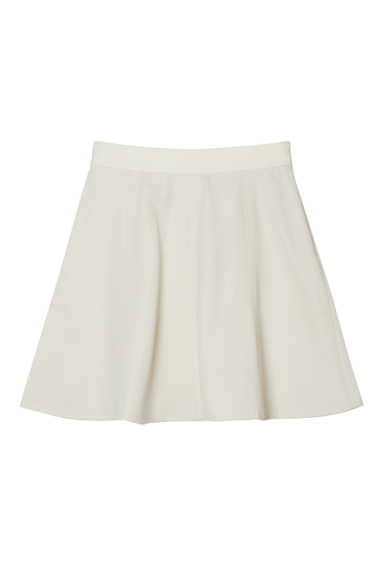MINIMAL FLARE SKIRT - Cream