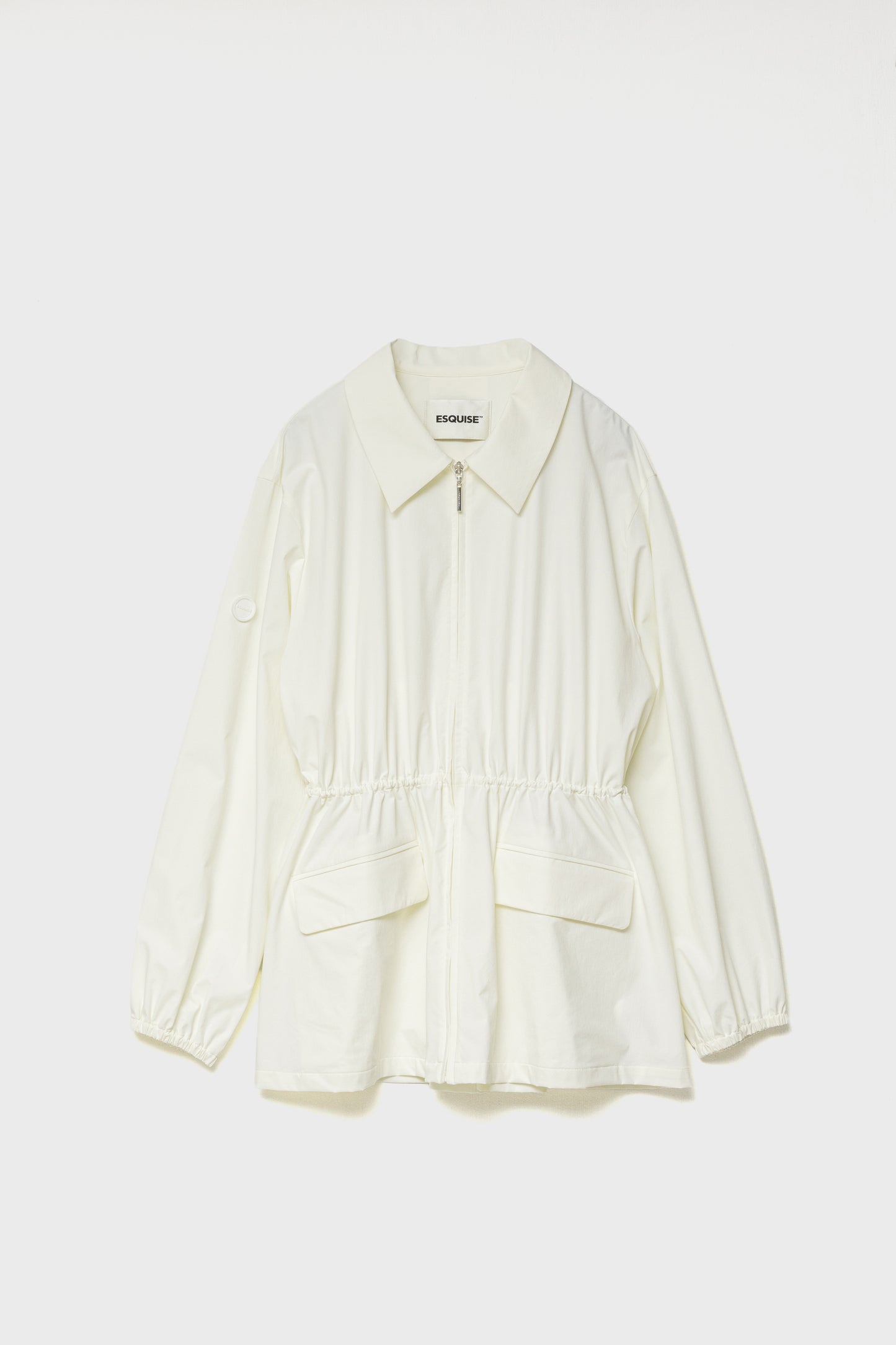 DRAWSTRING LIGHT JACKET - White