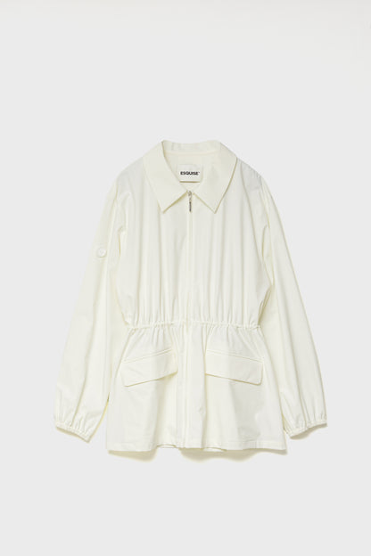 DRAWSTRING LIGHT JACKET - White