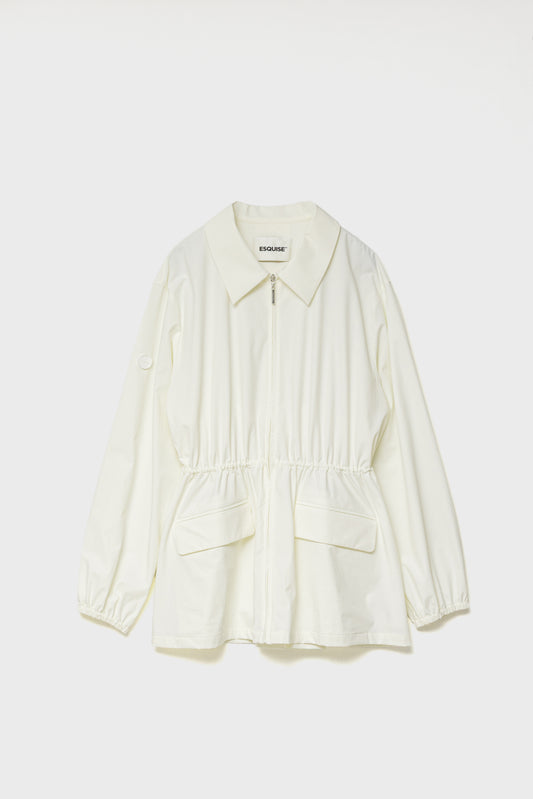 DRAWSTRING LIGHT JACKET - White