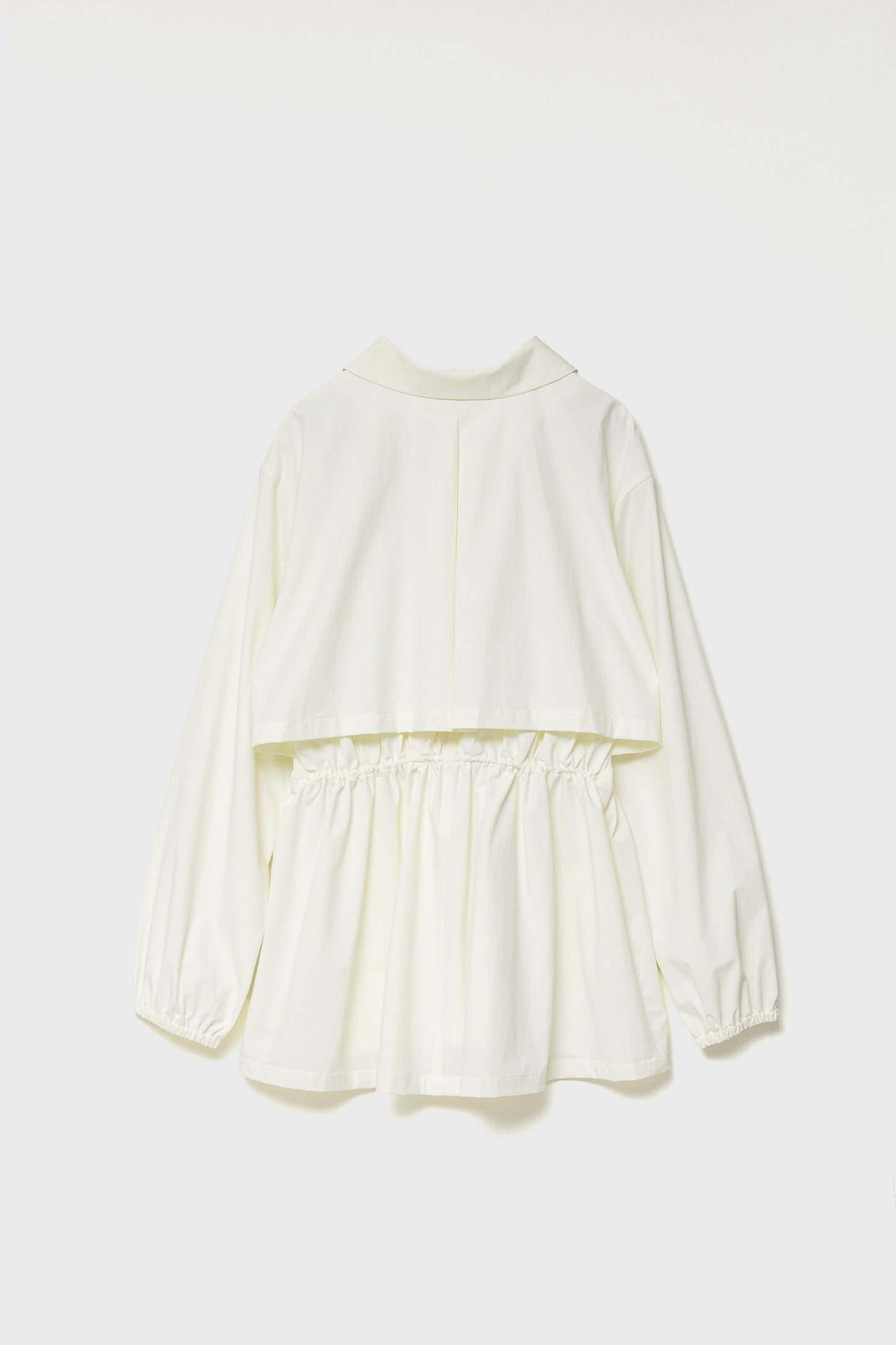 DRAWSTRING LIGHT JACKET - White