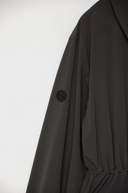 DRAWSTRING LIGHT JACKET - Charcoal