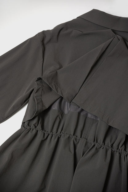 DRAWSTRING LIGHT JACKET - Charcoal