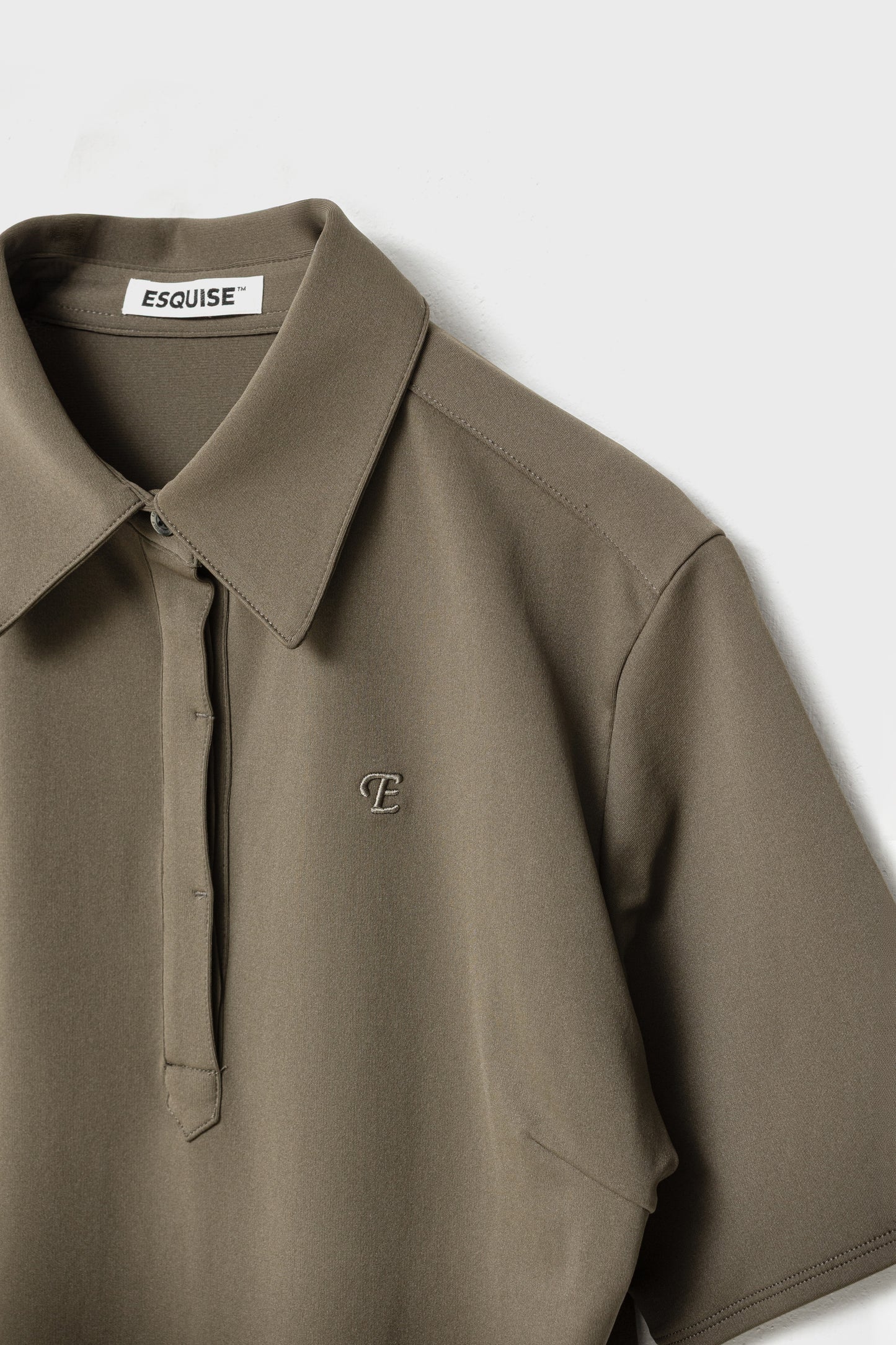 AIRY STRETCH POLO - Khaki