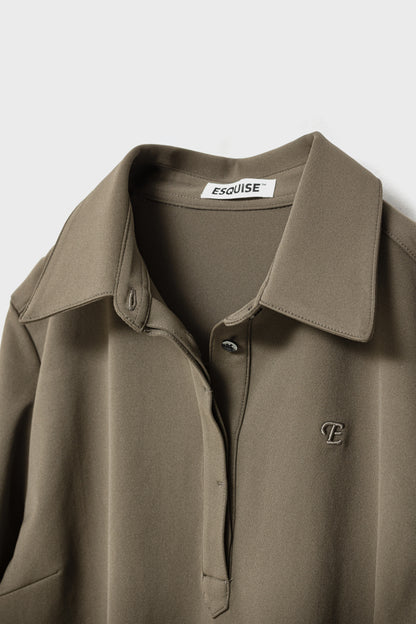 AIRY STRETCH POLO - Khaki