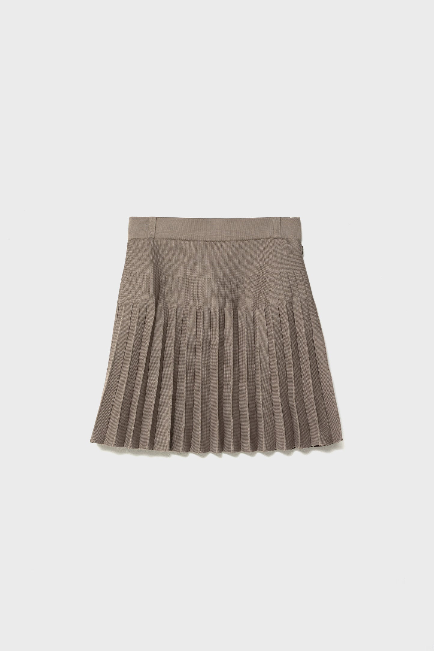 RECYCLED SMOOTH-KNIT PLEATS - Beige