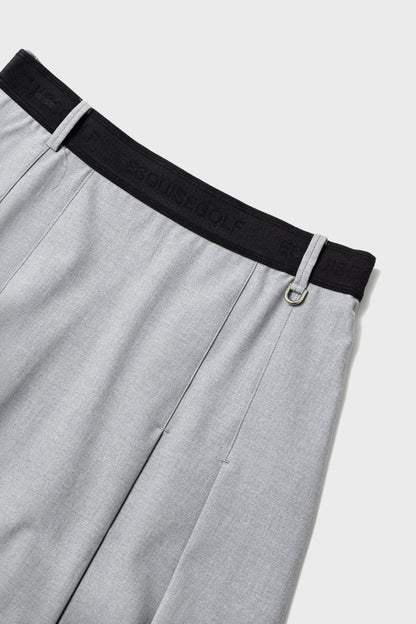 SILK TOUCH PLEATED SKIRT - Light Gray