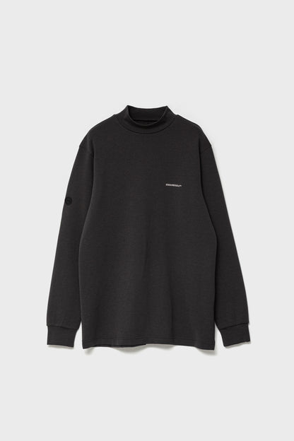 RELAXED STRETCH MOCKNECK - Charcoal