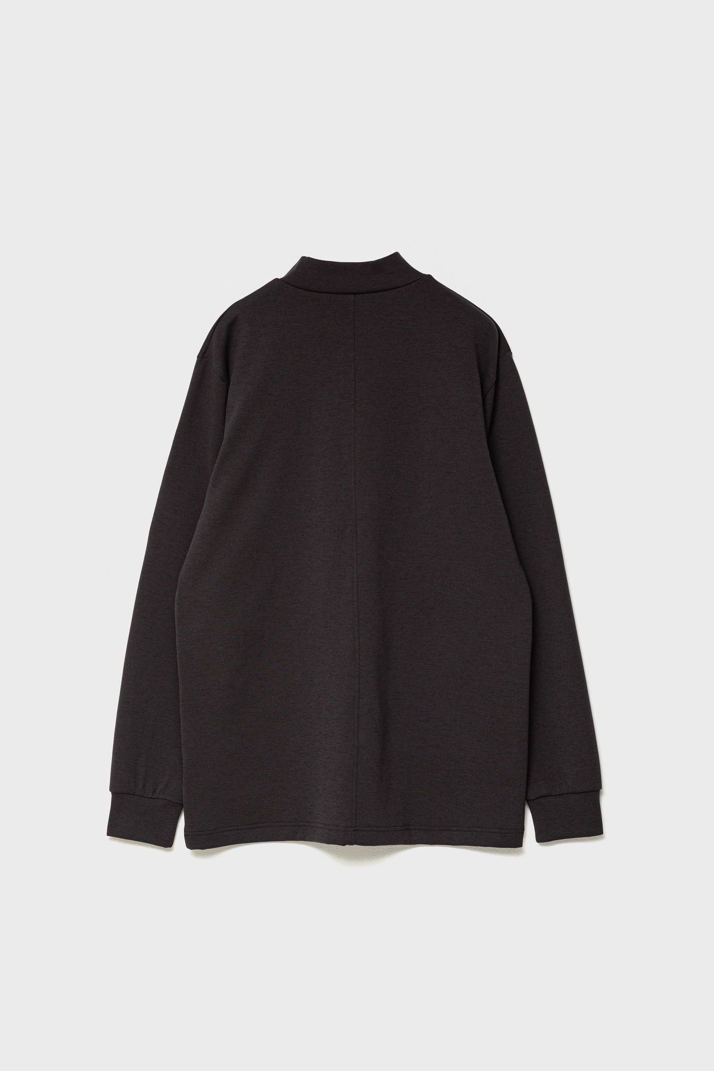 RELAXED STRETCH MOCKNECK - Charcoal
