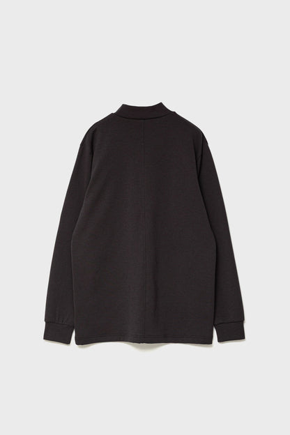 RELAXED STRETCH MOCKNECK - Charcoal