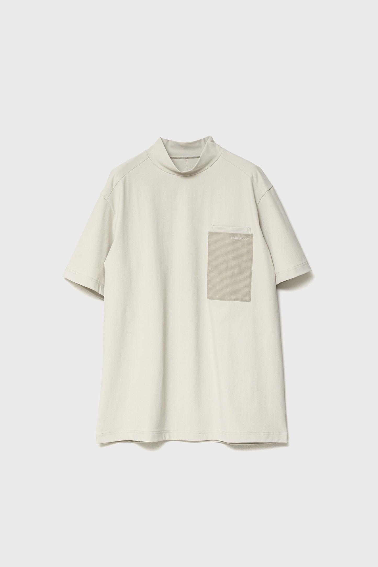 UTILITY POCKET MOCKNECK - Beige