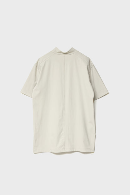 UTILITY POCKET MOCKNECK - Beige