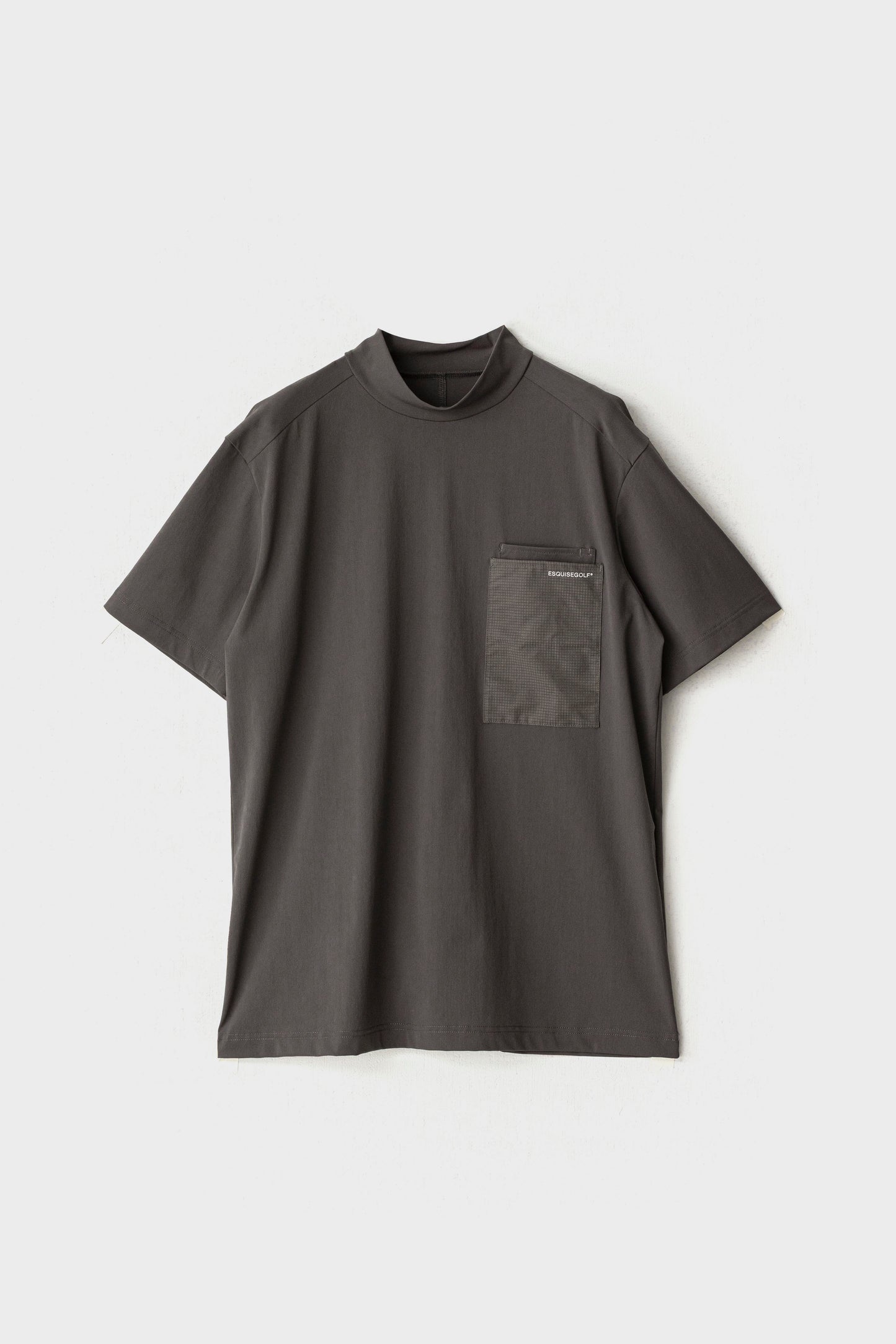 UTILITY POCKET MOCKNECK - Charcoal