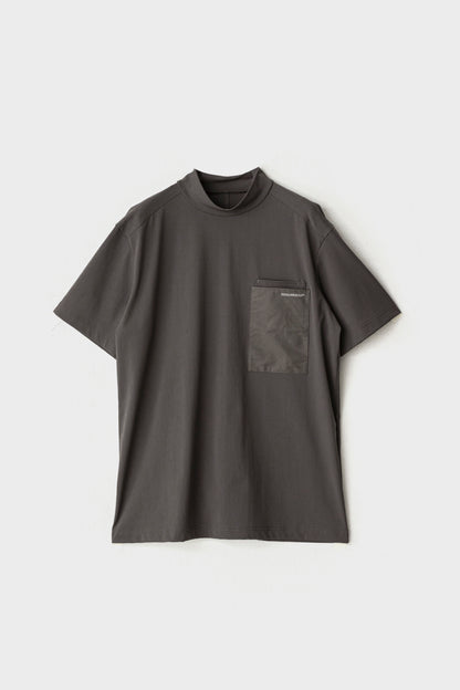 UTILITY POCKET MOCKNECK - Charcoal