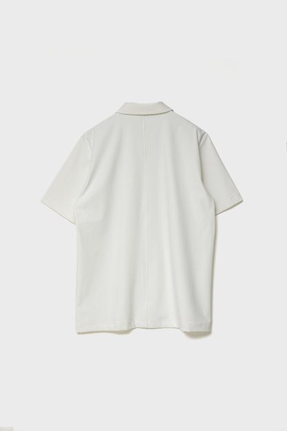 MODERN ZIP POLO FOR HOMME - White