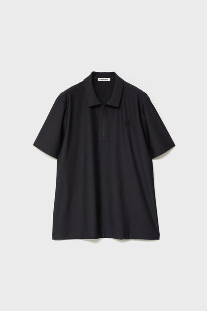 MODERN ZIP POLO FOR HOMME - Black