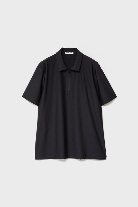 MODERN ZIP POLO FOR HOMME - Black