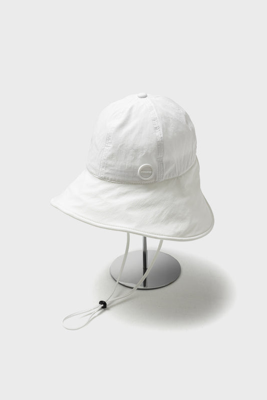 SOLEIL WIDE HAT - White