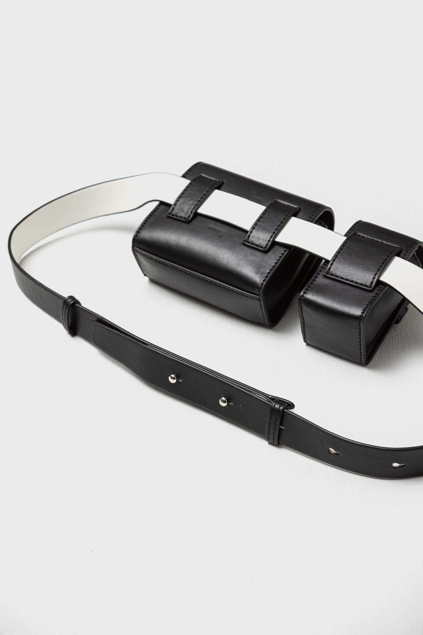 DUO FORMS WAIST BAG - Black