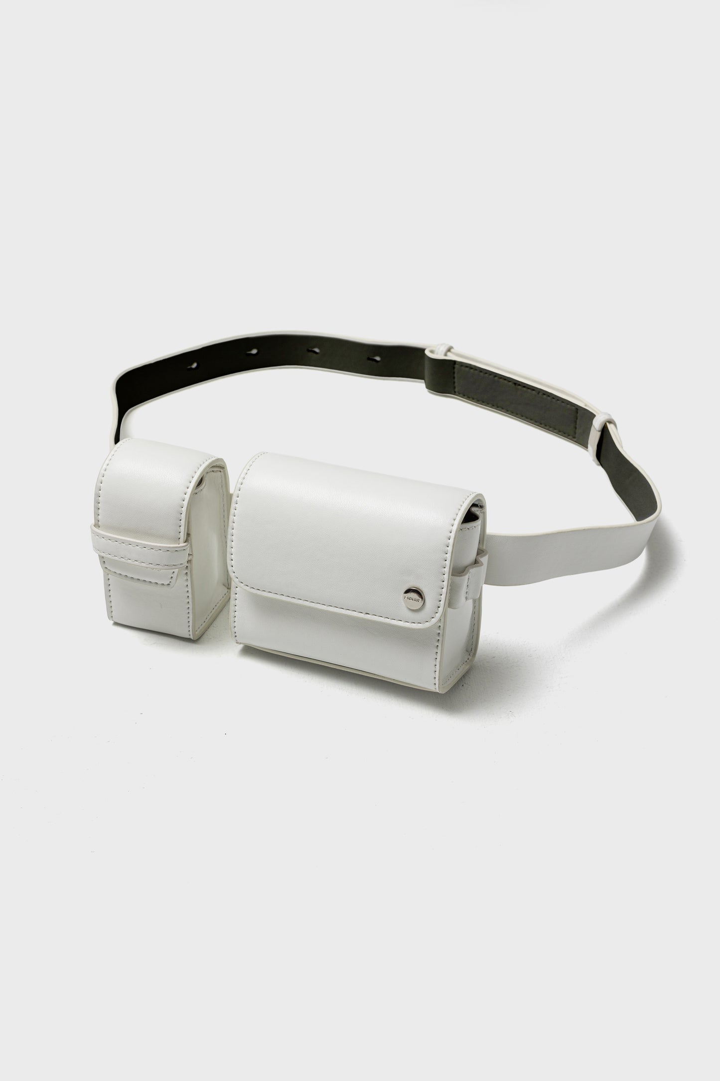 DUO FORMS WAIST BAG - White