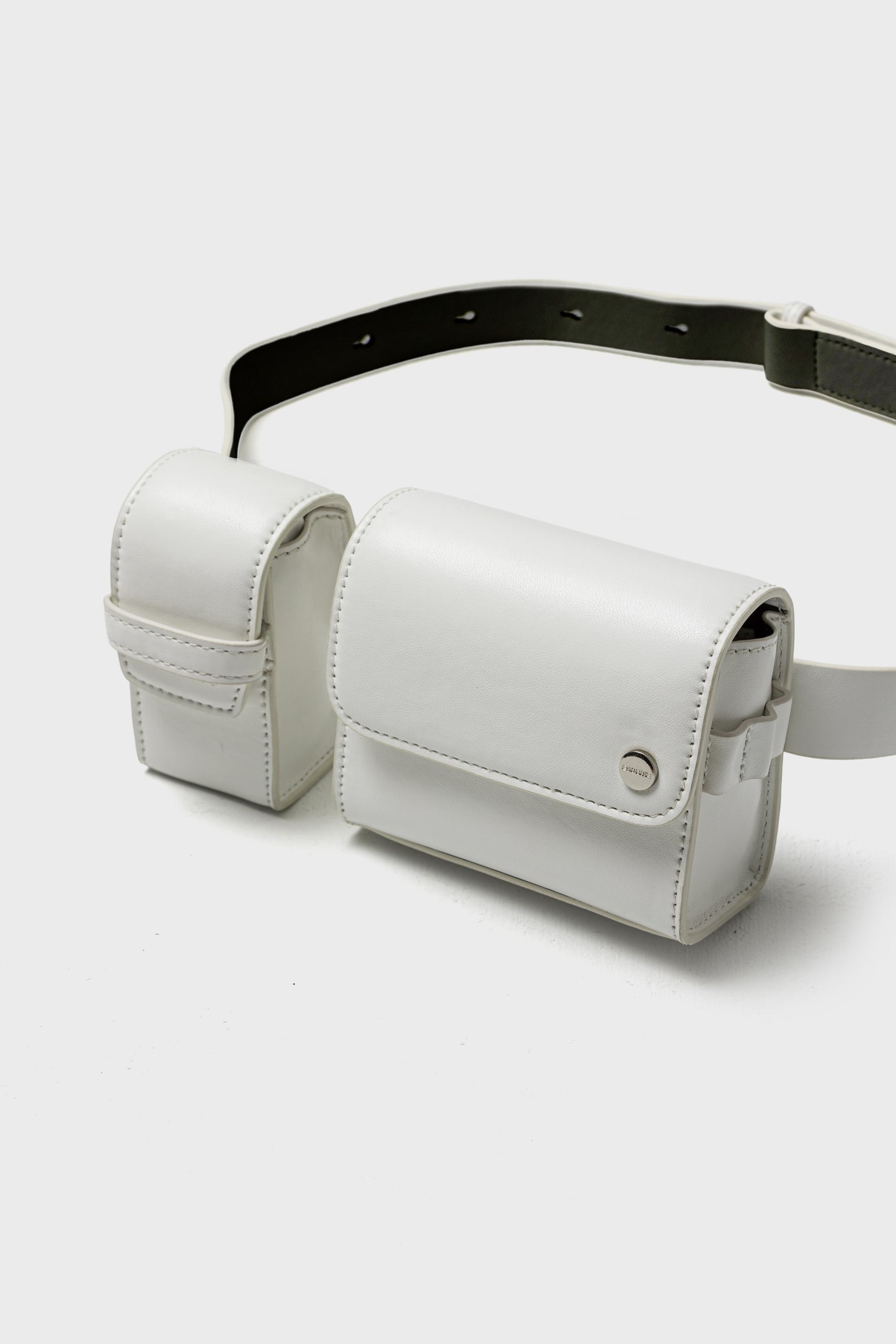 DUO FORMS WAIST BAG - White