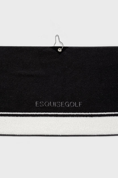 BICOLOR TOWEL - Black x White