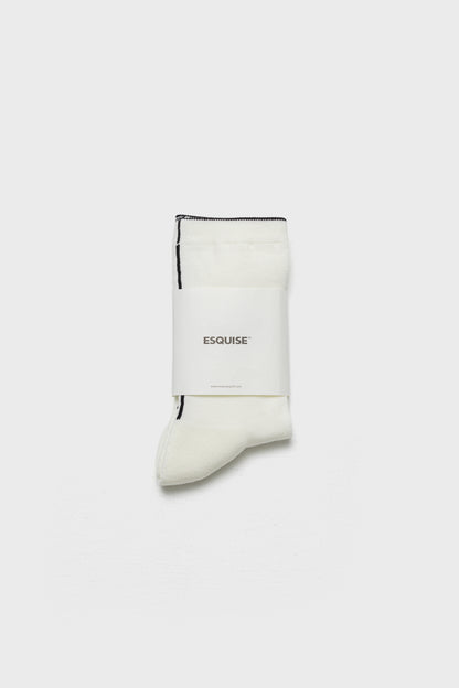 ROW MIDDLE SOCKS - White