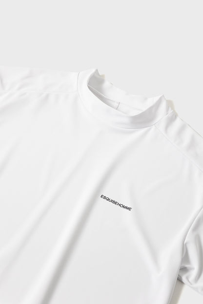 CLASSIC MOCKNECK TOP - White