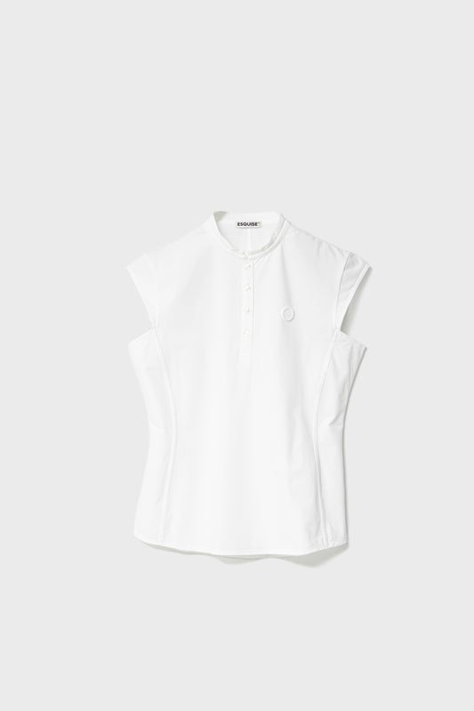 AIRY SLEEVELESS TOP - White