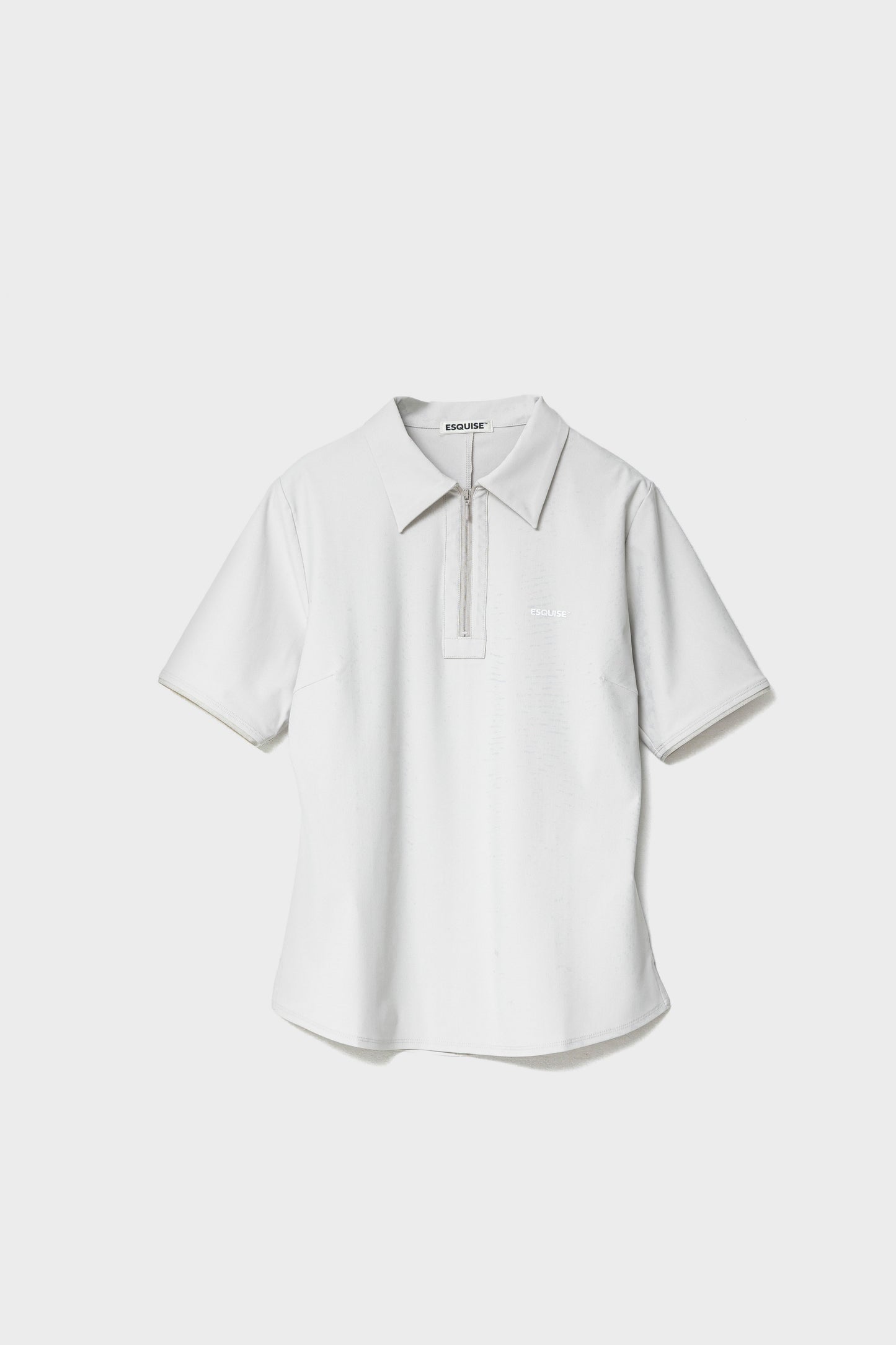MODERN ZIP POLO - Clay