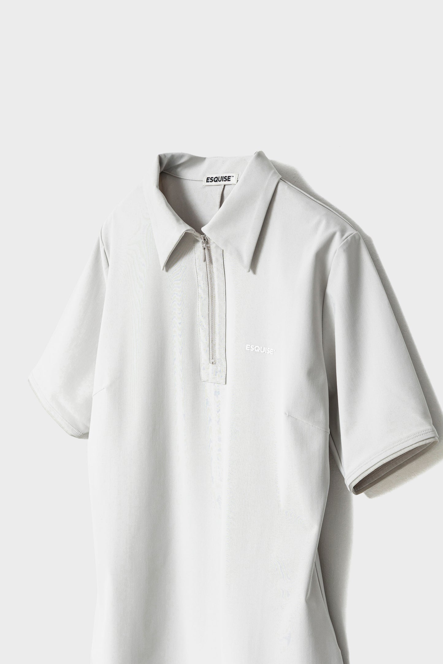 MODERN ZIP POLO - Clay