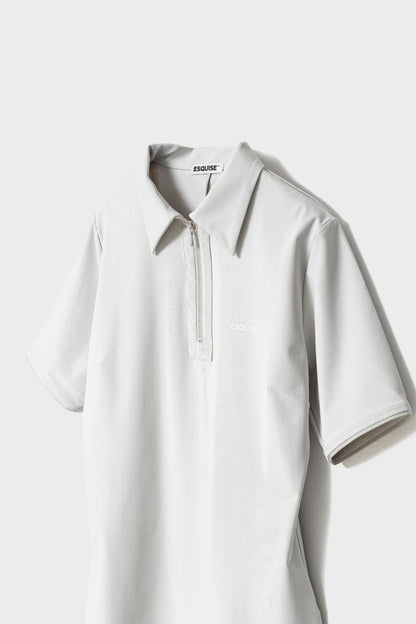 MODERN ZIP POLO - Clay