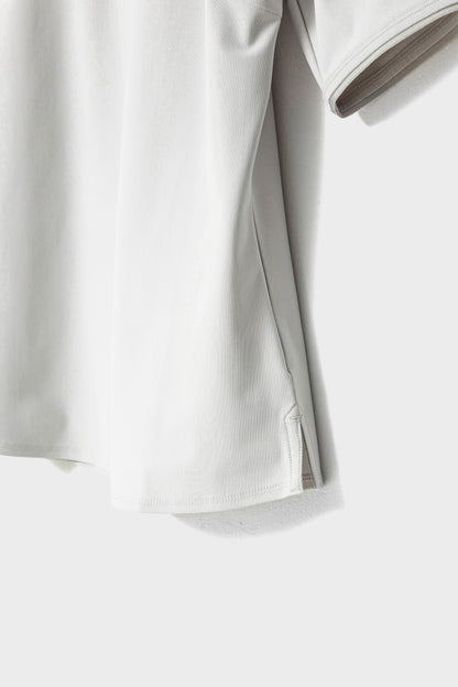 MODERN ZIP POLO - Clay