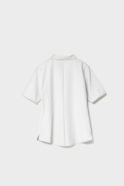 MODERN ZIP POLO - Clay