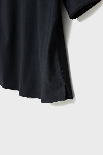MODERN ZIP POLO - Black