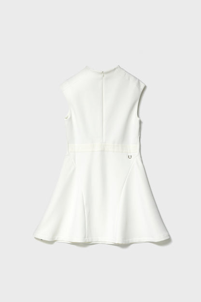 FLOATING MINI DRESS - White