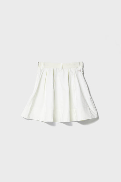 ROMAN FLARE SKIRT - White