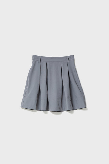 ROMAN FLARE SKIRT - Dark Clay