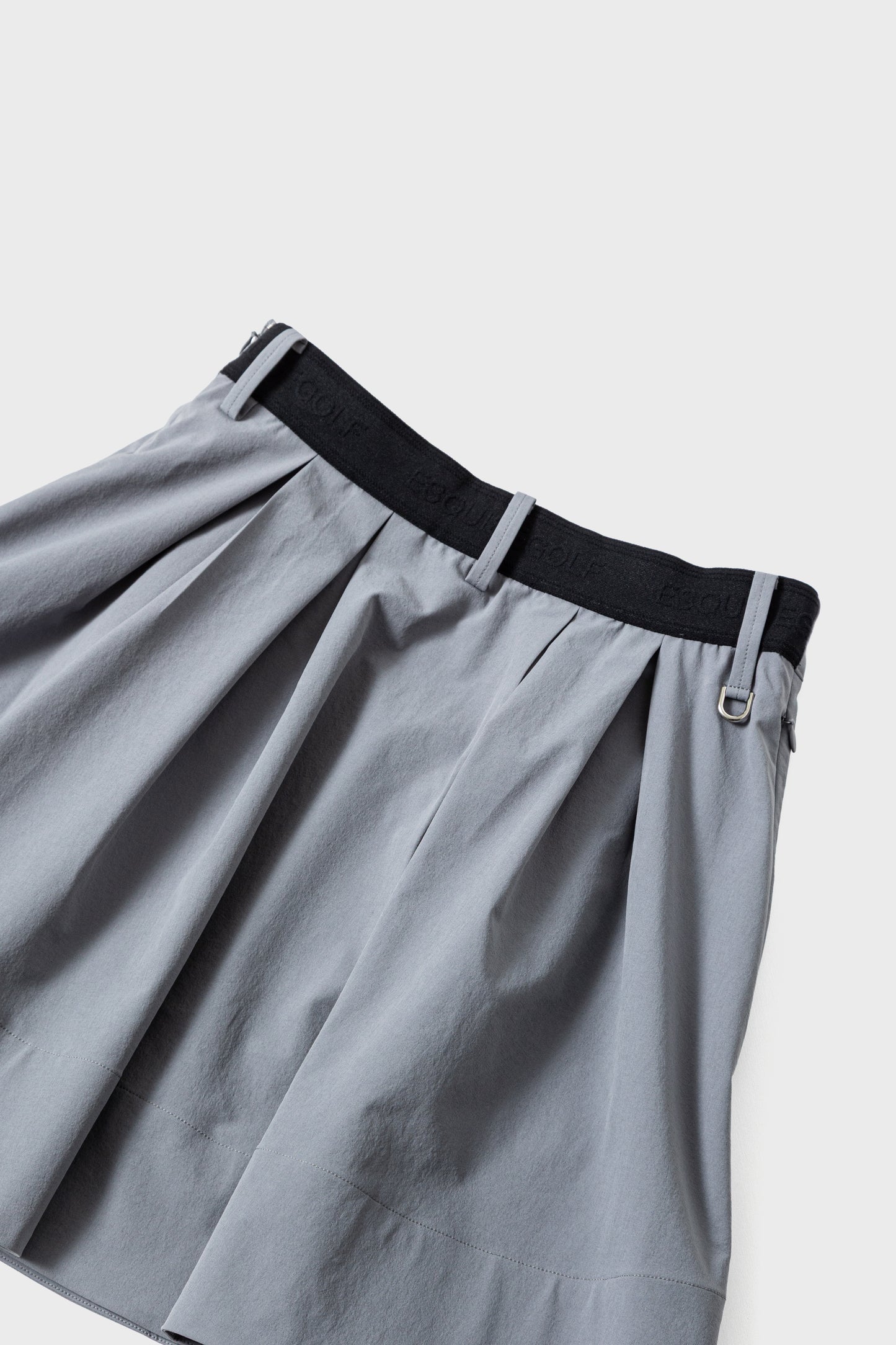 ROMAN FLARE SKIRT - Dark Clay