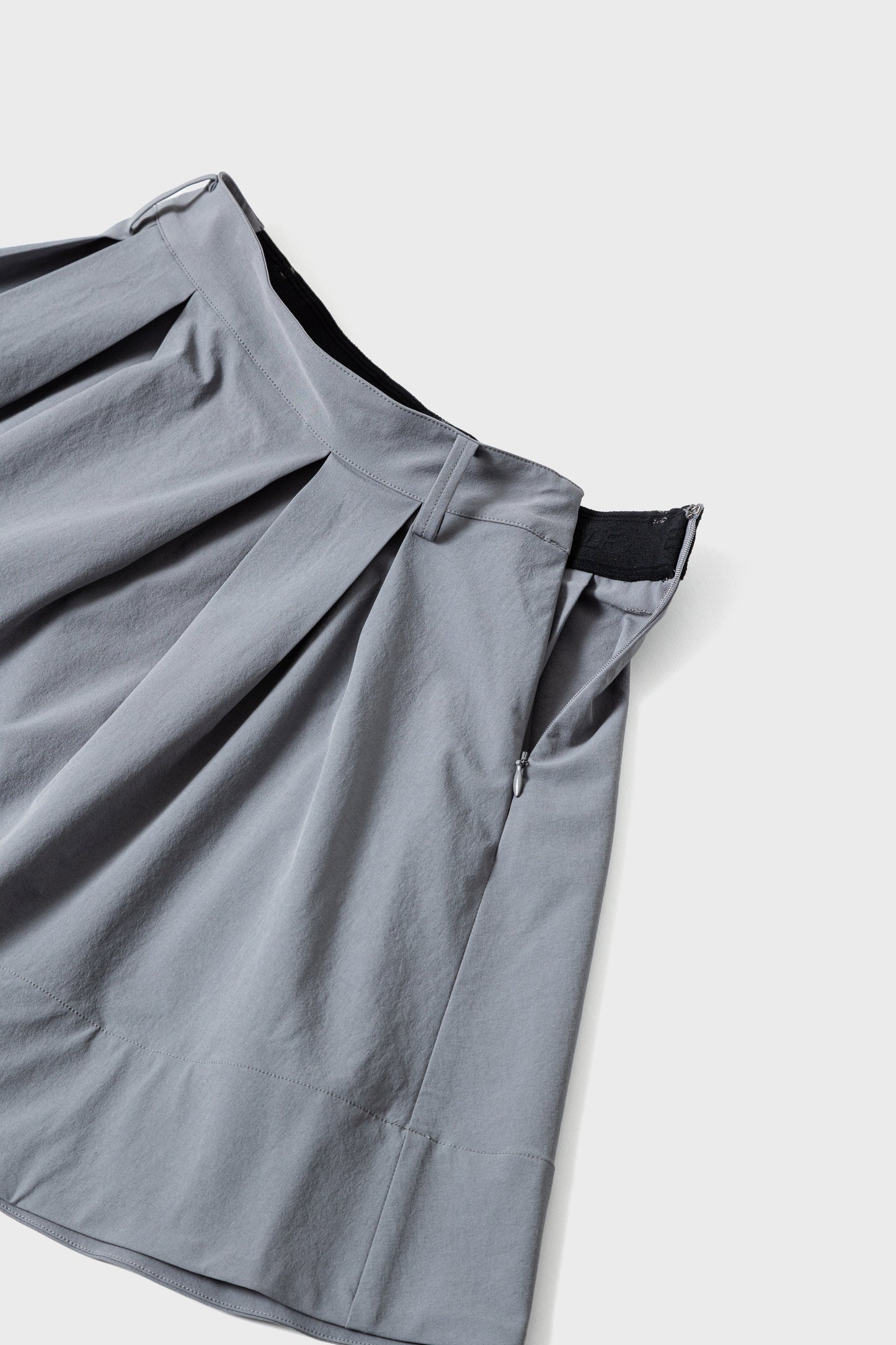 ROMAN FLARE SKIRT - Dark Clay
