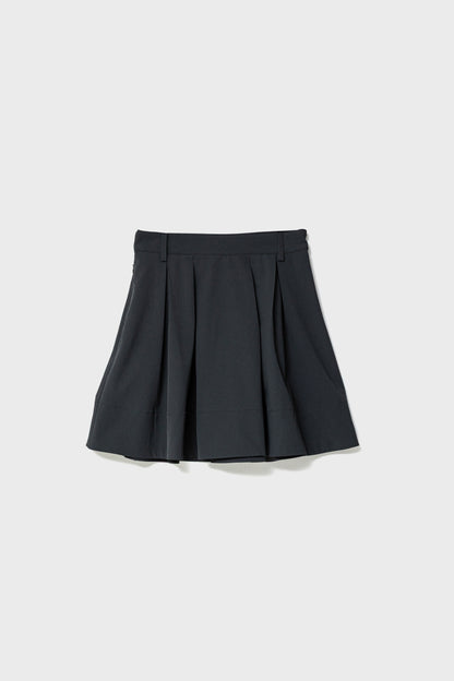 ROMAN FLARE SKIRT - Black